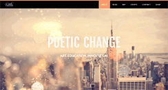 Desktop Screenshot of poeticchange.org